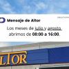 HORARIO DE VERANO